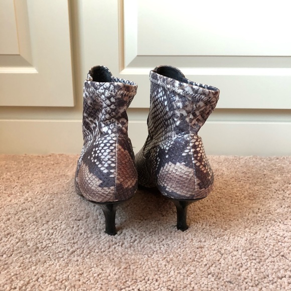 Donald J. Pliner Python stretch sock booties - Picture 4 of 7